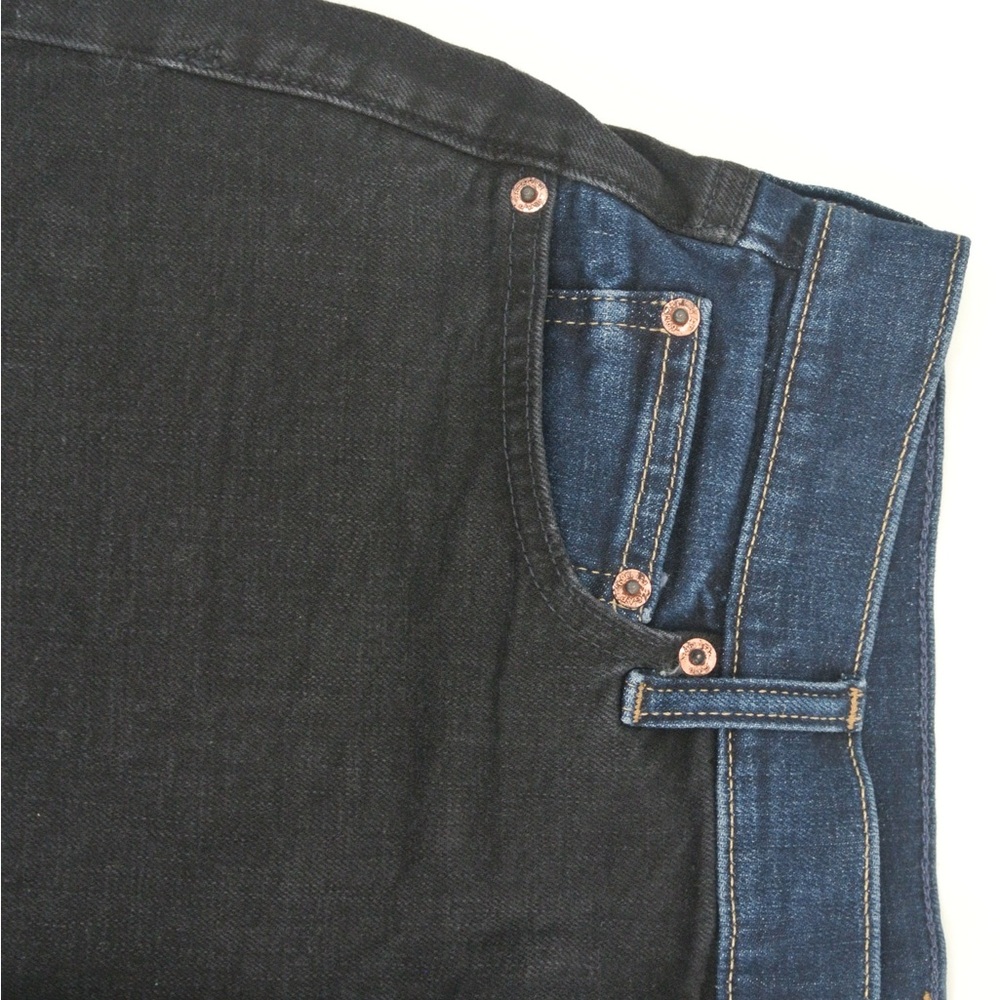 GAP ✨NWT✨High Waist 4” Girlfriend‎ Short 🖤Black & Dark Denim💙 - Picture 5 of 6